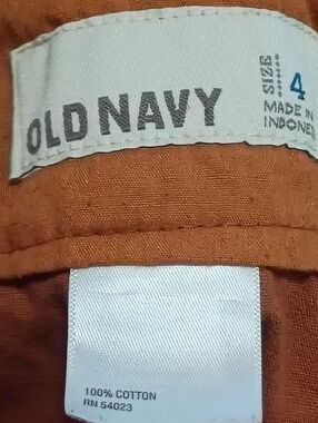 Old Navy Burnt Orange Cotton Top